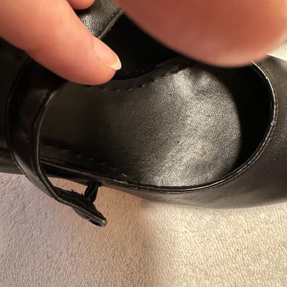 Gianni Bini black leather heels Size 10 NWOT - Picture 6 of 8